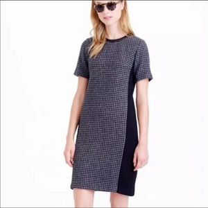 J.Crew Black and Grey Wool Leather